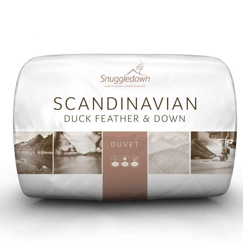 Snuggledown Scandinavian Duck Feather & Down 230 Thread Count 10.5 Tog